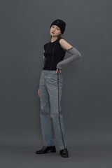 [20W]ROSE KNIT BEANIE / BLACK (4614350405750)