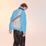 HYBRID MESSENGER BAG (SILVER)