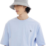 オーバーフィットマシュマロポイントショートスリーブT/OVERFIT MARSHMALLOW POINT SHORT-SLEEVED T-LIGHT PURPLE
