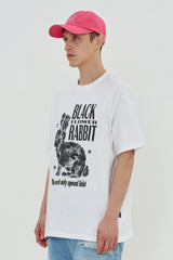BLACK RABBIT T SHIRT