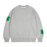[UNISEX] マルチクローバー スマイルドローイングスウェットシャツ