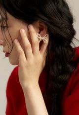 pearl navi earring - white