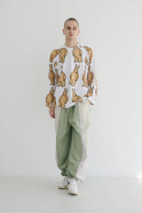 パットジャージロングスリーブ / BSR2223FWPO042 BR PAT JERSEY LONG SLEEVE WHITE