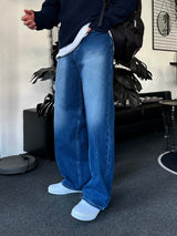 ハッシーブラシワイドデニムパンツ / HACCY BRUSH WIDE DENIM PANTS(ONE COLOR)