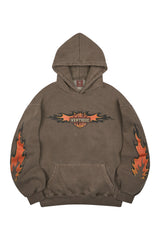 VENTIQUE Pigment Bat Napping Hoodie 2color