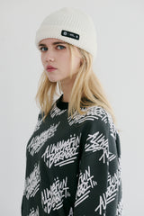 INT ロゴビーニー / BSR2223FWBN038 BSR INT LOGO BEANIE WHITE