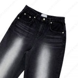 ハイライトブラックジーンズ/TR2428 Highlight Black Jeans