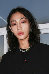 [BTS着用】ヴィンテージキュービックチェーンネックレス（シルバー/ゴールド / [ BTS Jimin ] Vintage Cubic Chain Necklace (6610437832822)