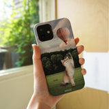 バルーン＆キャットiPhoneケース/Balloon & Cat (Matt)