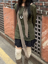 サマービンテージダメージロングニット / Summer Vintage Damage Long Knit