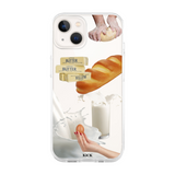 ブレッドアンドミルクジェリースマホケース/Bread and milk jelly case