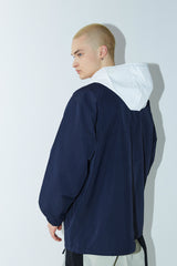 ニートフーデッドジャケット/BSR2223FWJK052 NEAT HOODED JACKET NAVY
