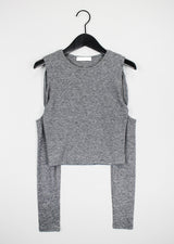 XオープンウォーマーTシャツ / X Open Warmer T-shirt (3color)