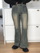 Reese boot-cut denim pants
