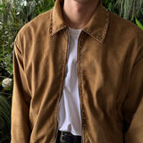 2 Low Stud Suede Jacket (2color)