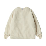 リバーシブルフリースジャンパー/REVERSIBLE FLEECE JUMPER-KHAKI