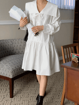Sailor Wide Collar Dress