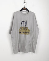 ケーキリボンボクシー半袖Tシャツ