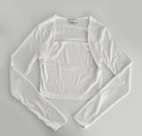 Bolero long sleeve crop T (3 colors)