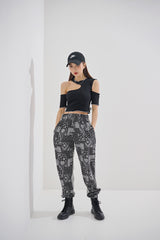 ネックアンフットクロップTシャツ / TOP(9198) Neck Unfoot Crop Tee