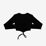 [NONCODE] Lexit strap crop T-shirt