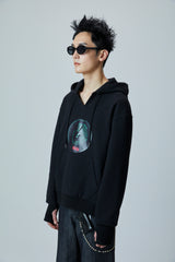 ビニールレコードプリンテッドフーディー / (UNISEX) VINYL RECORD PRINTED HOODIE