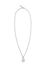 ラウンドロックロゴネックレス / round lock logo necklace