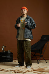 インフィニティディジキャモナイロンコーチジャケット / INFINITY LOGO / DIGI CAMO NYLON COACH JACKET