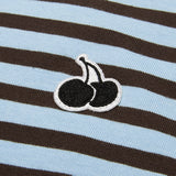 モノチェリーストライプTシャツ / MONO CHERRY STRIPE T-SHIRT [SKY]