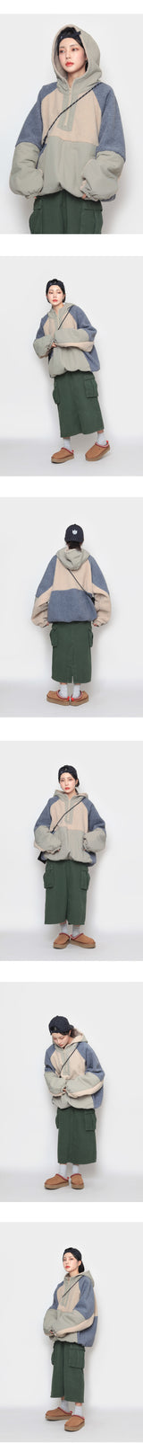 オープンカーゴロングスカート / open cargo long skirt