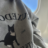 タキシードキャットクラブスウェットシャツ / TUXEDO CAT CLUB SWEATSHIRT GRAY