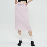 リラックスシアサッカースカート / RELAXED SEERSUCKER SKIRT (LIGHT PINK)