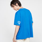 エルボースプレーハートスマイルハートスリーブT / Elbow Spray Heart Smile Short Sleeve Tee