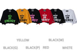 エナジーショートスリーブクロップTシャツ/TOP(7806) Energy Short Sleeve Crop Tee