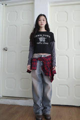 ラバークロップチェックシャツ / Rubber Crop Check NB (2 colors)
