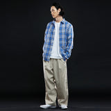 ワンタックワイドフィットパンツ/ONE TUCK WIDE FIT PANTS-OATMEAL