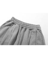 トリプルタックスウィートバルーンパンツ/Triple Tuck Sweat Balloon Pants (Grey)