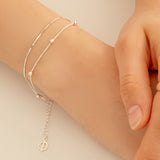 layered snake chain bracelet (6618502037622)