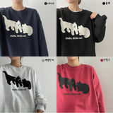ハローキャットスウェットシャツ / Hello, cat sweatshirt