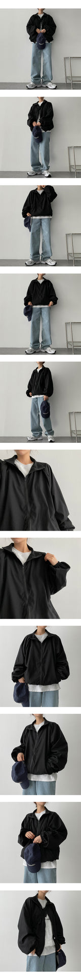 ウィンドブレーカージップアップ / a windbreaker with a zip-up