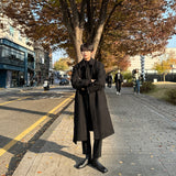 セイントローブウールヒデンマックコート / Saint Robe Wool Hidden MacCourt (black)