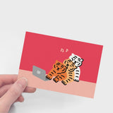 THREE TIGERS POST CARD (6538760683638)