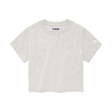 スモールチェリークロップ丈のTシャツ／SMALL CHERRY CROP T-SHIRT [OATMEAL]