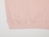 CONTRAST REGLAN CROP SWEATSHIRTS (PINK)