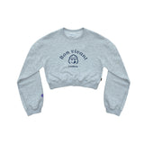 Women Bon Vivant Crop Crewneck_Melange Gray