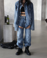 Bart thigh-cutting jeans