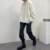 BL サイドジップアップニット/BL Side Zip-Up Knitwear (4 colors)