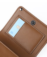 MULTI STRAP MINI SQUARE BAG (BROWN) (6586498744438)