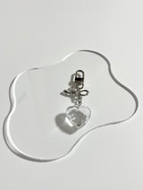 ribbon glass Keyring