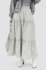 フリルカンカンロングスカート/Frill kangkang long skirt (3color)